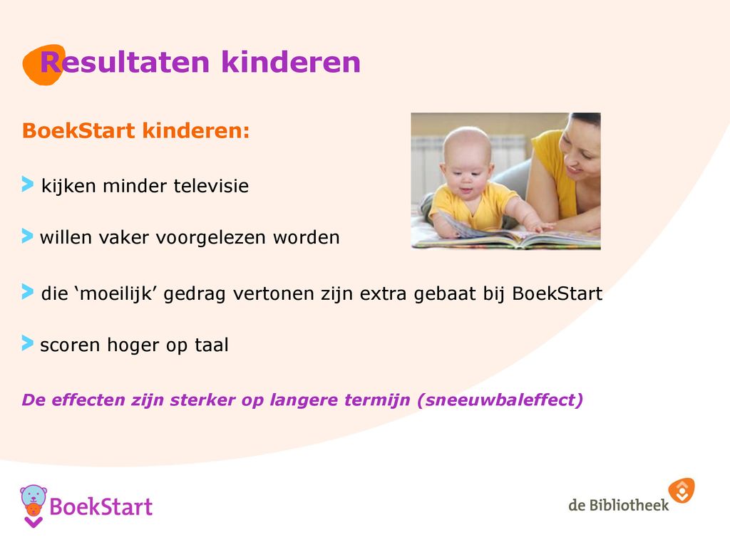 BoekStart Voor Babys Leesbevorderingsprogramma Voor Jonge Kinderen